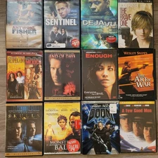 Action, Suspense, Drama DVD lot - Doom, End of Days, Deja Vu, and more