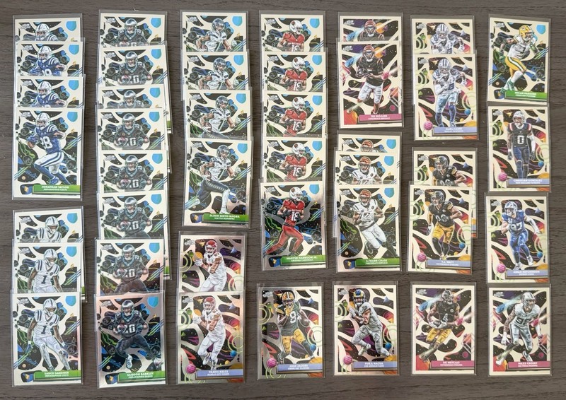 2025 Topps Chrome Cosmic Football Veteran Lot (42) Barkley Lamb Chase Parsons +