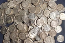 FOUR ROLLS 1964 Kennedy Half Dollars (80 Coins)  90% Silver Lot B86