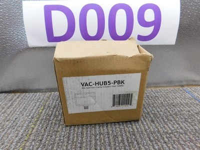New Pro Junction Clamp Connect HU VAC-HUB5-PBK Low Voltage Wiring Hub Black