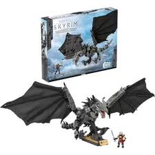 MEGA Skyrim Alduin The World Eater Action Figures Building Toy Set 619-Pieces