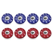  Dia.58mm 2-1/4'' Shuffleboard Pucks, Set of 8 Blue/Red