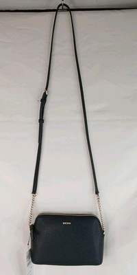 NWT DKNY Bryant Dome Crossbody Black/Gold One Size