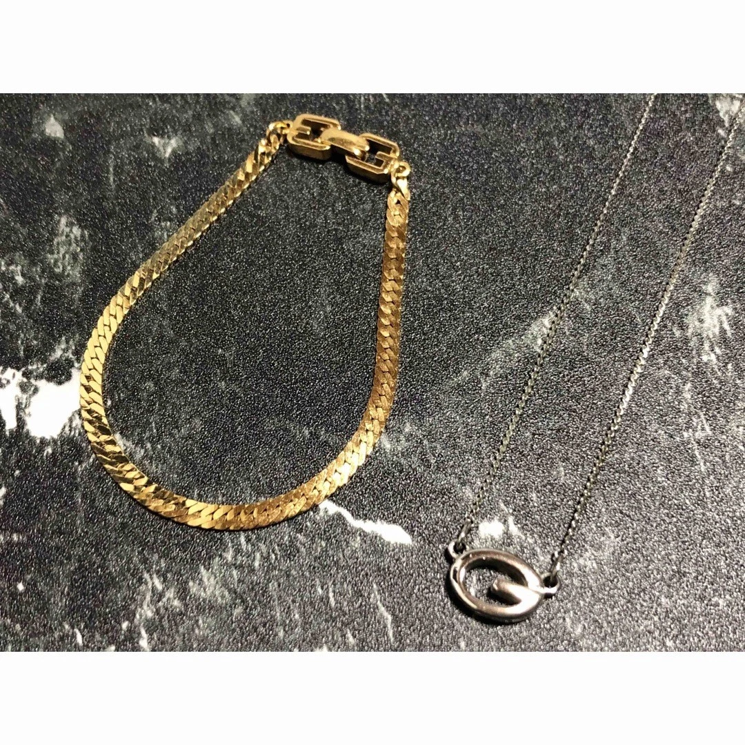 GIVENCHY Collana e Bracciale Set 2 Pezzi Autentici