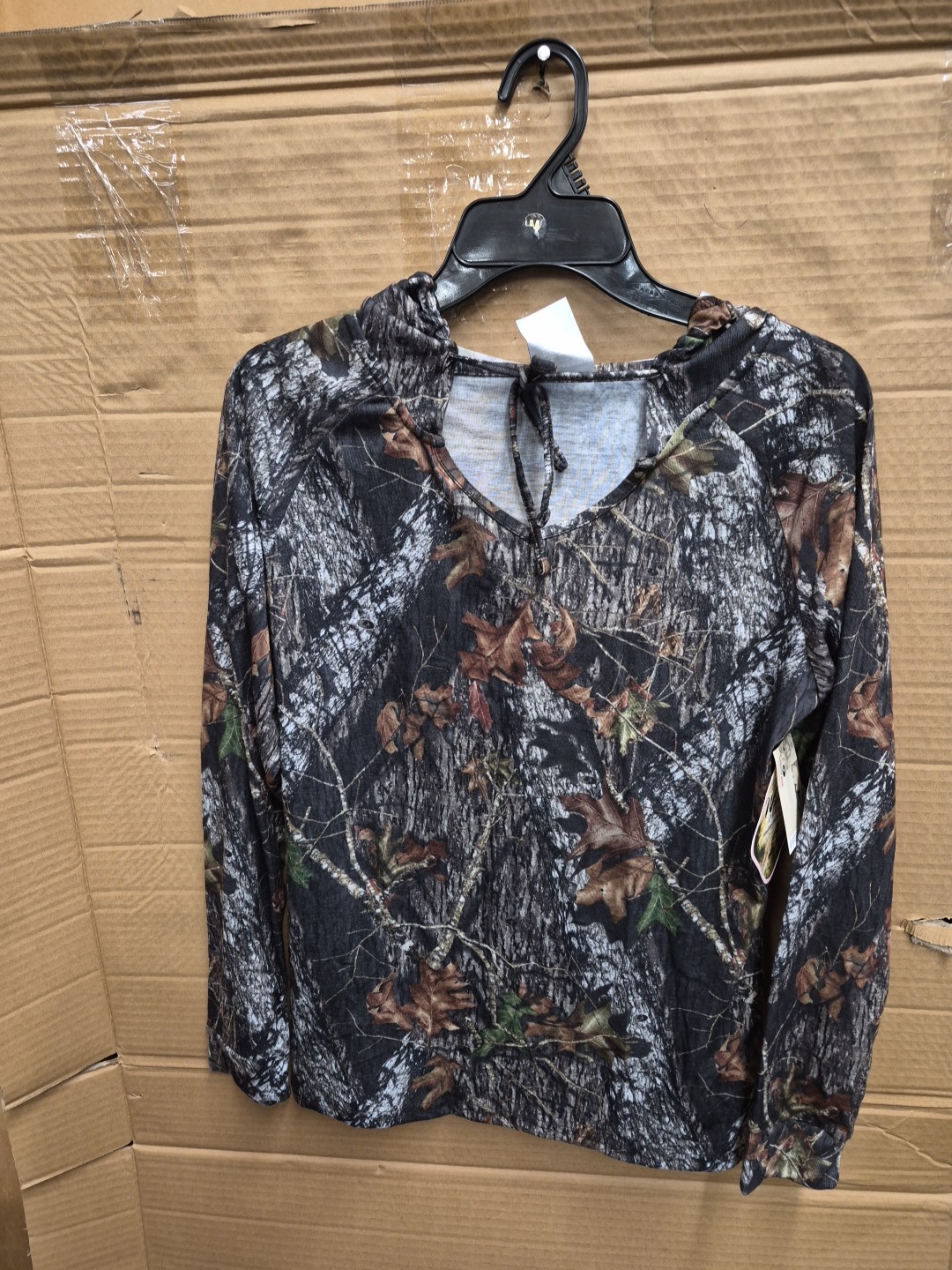 Women's Mossy Oak/Wilderness Dreams hoodie long sleeve Camo shirt (121)