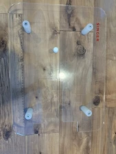 Singer Clear Acrylic Sewing Machine Table Extension  20x15x3 Lightweight