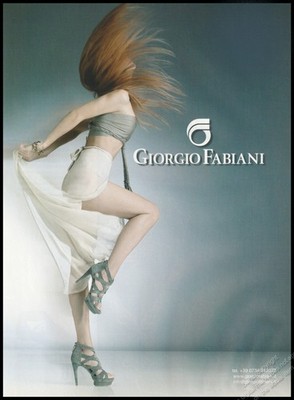 High Heels Fabiani Magazine print Ad Women Fashion Long Legs shoes 2012-1pg