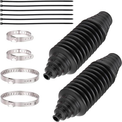 2PCS Toolwiz Tie Rod Boot Kit Silicone Dustproof Rack Pinion Car SUV Truck