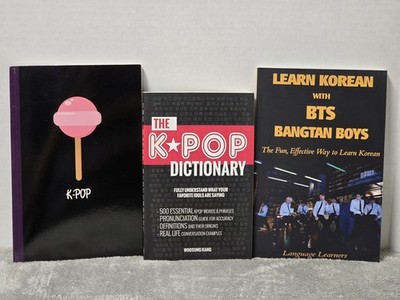 The KPOP Dictionary, Learning Korean with BTS BOYS, K-POP notebook - FAST SHIP!!