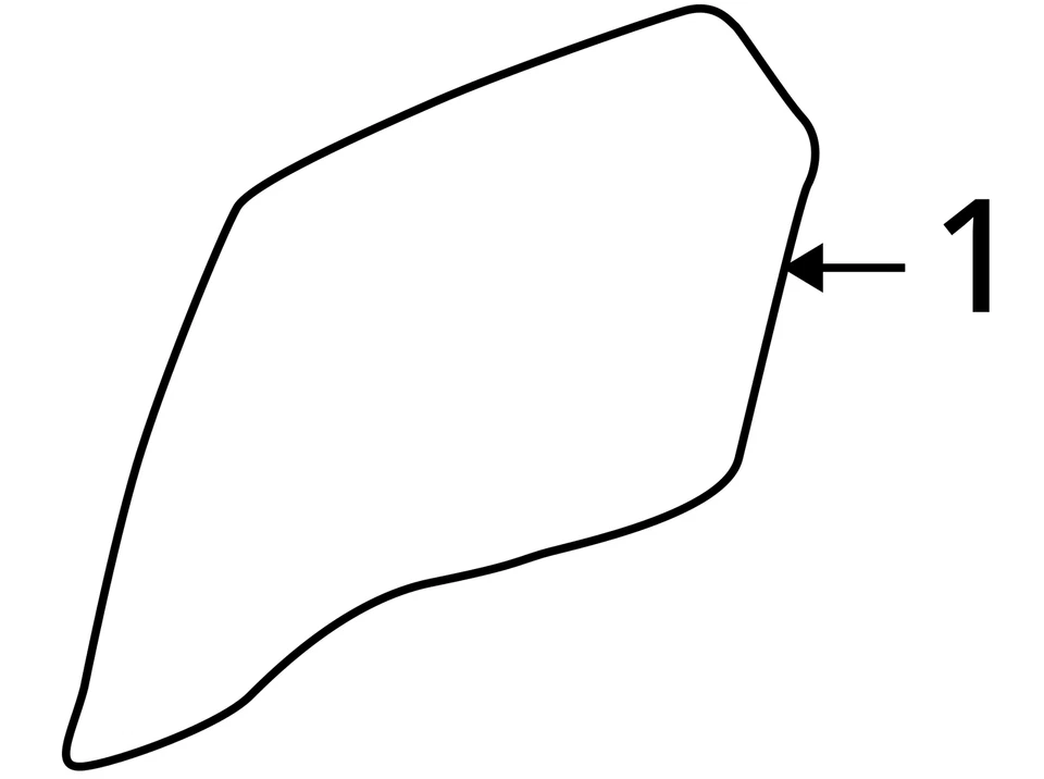 ПОДХОДИТ ДЛЯ 2001-2005 PONTIAC AZTEK ОКНА ASM RR S/D 10422522 - НОВЫЙ OEM 10422522 - Изображение 3 из 3