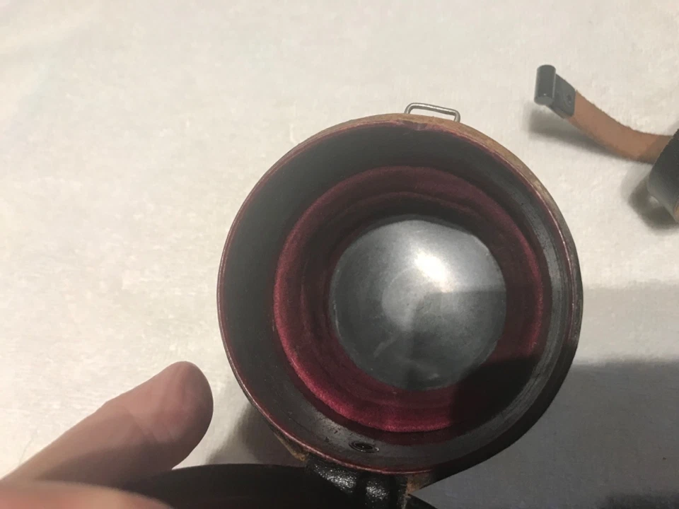 Zeiss Ikon черный кожаный двойной держатель объектива чехол No 20.7758 - Изображение 3 из 4