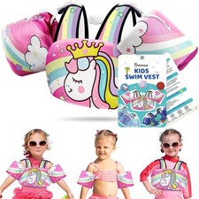 Vvinca Separable Toddler Swim Vest Fit 2266 Lbs 26 Years 3 in 1 Toddler Flo...