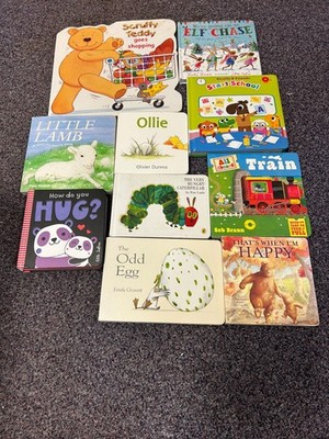 10 Babies Picture Board Books Bundle For Toddlers lift the flap / Story book lot