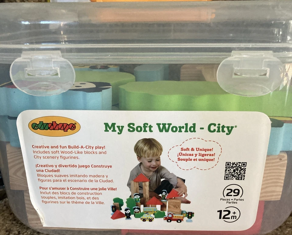 Edushape My Soft World - City, Oversized Play Building Blocks 29 Piece Set - Image 4 of 4