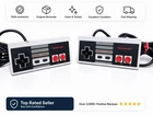 NES Controller Nintendo Lot of 2 Authentic OEM NES-004 Vintage EXCELLENT 🇺🇸