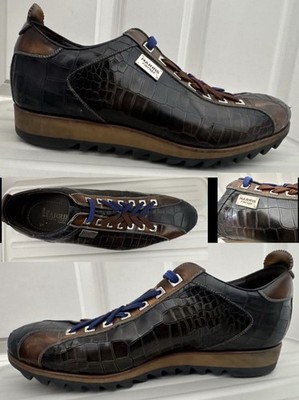 Harris Firenze Right Shoe Only Mens 9.5 Croc Embossed Leather Italy
