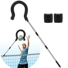 Volleyball Spike Trainer Adjustable Height Real Ball Feel Hitting Equipment