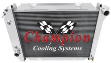 3 Row Aluminum Champion Radiator For 1968 Ford Country Sedan V8 Engine Cc385