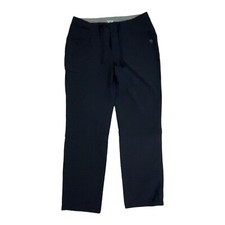 WOMENS MOUNTAIN HARDWEAR ZIP OFF LEG HIKING PANTS IN BLACK SZ 10/32 EXCELLENT