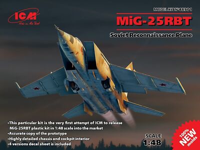 ICM 48901 Soviet Reconnaissance Plane MiG-25 RBT 1/48