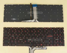 For MSI GV62 GV72 GV62VR GL62MVR GV72VR GL63 GL73 keyboard UK Red Backlit