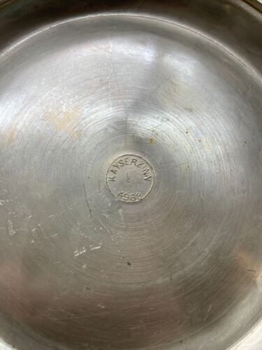 Antike Jugendstil KAYSERZINN Zinn Deckel Suppenterrine gemarkt 4968 - Bild 8 von 8