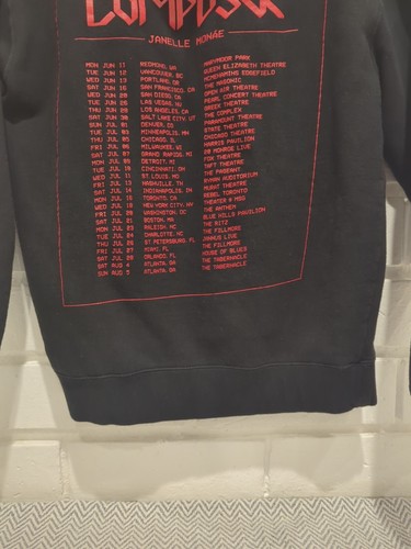 Janelle Monae Dirty Computer Black Hoodie 2018 Tour - Size S Small - Picture 11 of 13
