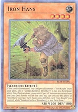Iron Hans BLRR-EN006 Yu-Gi-Oh! Card Light Play 1st Edition