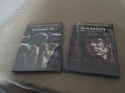 Rambo DVD'S 1 & 2 THE ULTIMATE EDITION DVD COLLECTION '' NEW '' 