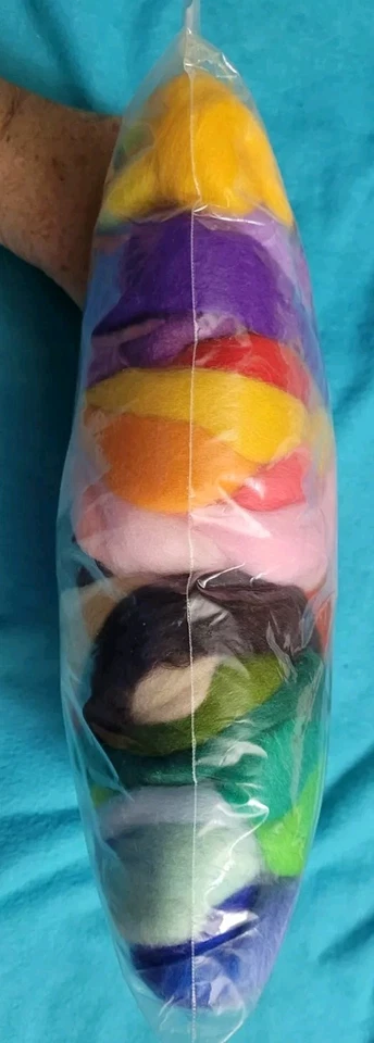 Wool Roving 8 Ozs. Sample Kit: Spinning-Needle Felting-Textile Arts-Yarn Making - Image 4 of 4