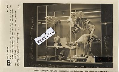 1950 Fashion PHOTOGRAPH Advertising Window Display Fixture SAKS