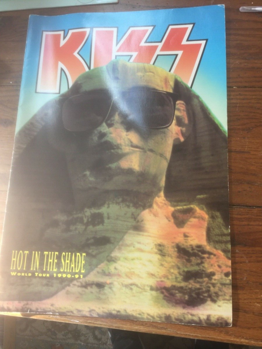 KISS Hot In The Shade Tour Program 90-91 AUTOGRAPHED GENE SIMMONS