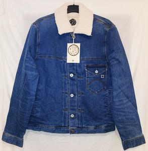 pretty green denim jacket