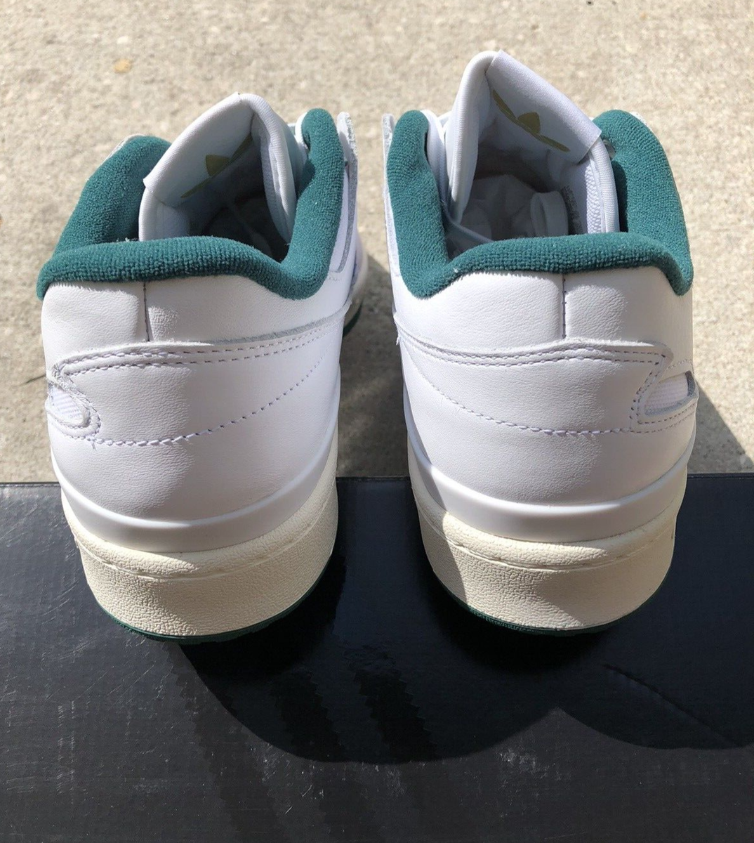 Adidas Forum 84 Low ADV White/Blue Bird/Green Skate Shoes  display picture 3