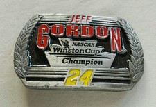 JEFF GORDON NASCAR WINSTON CUP CHAMPION 24 NASCAR SPECIAL EDITION BELT BUCKLE