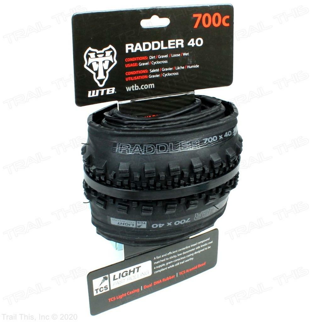 WTB RADDLER 700x44c 2本セット WTB Raddler 700×44C 2本セット 美品 WTB* raddler tcs tire (black/