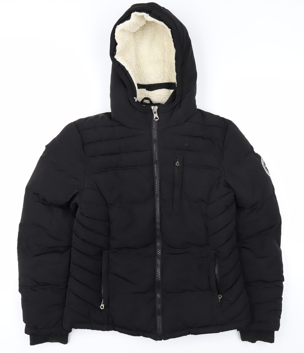 Winter Jacket Soulcal Zip Bubble Jacket Junior Parka Soulcal Two