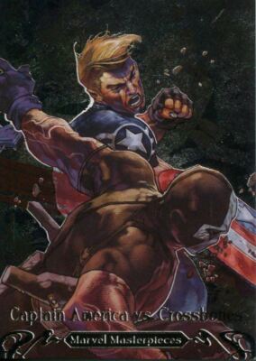 2018 Marvel Masterpieces Battle Spectra BS01 BS1 Captain America Crossbones  *