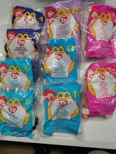 Rare  1999 McDonald's Ty Beanie Babies-Set of 9-Sealed 4,5,10,11,12 See Pictur