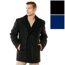 Rothco Deluxe Peacoat US Navy Sailors Military Heavyweight Winter Jacket