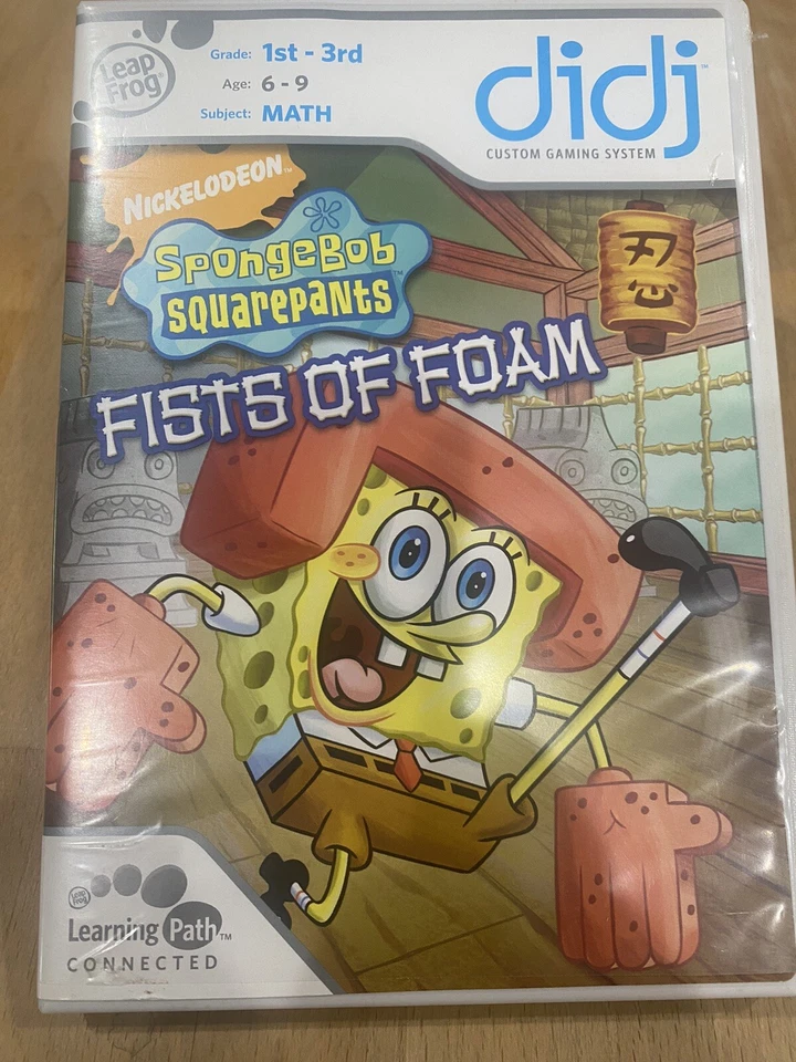 Lot of 4 Leap Frog Didj Star Wars Spongebob Nancy Drew Indiana Jones Games - Image 2 of 4