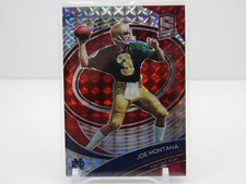 JOE MONTANA 2022 CHRONICLES SPECTRA DRAFT PICKS RED PRIZM #14/25!!