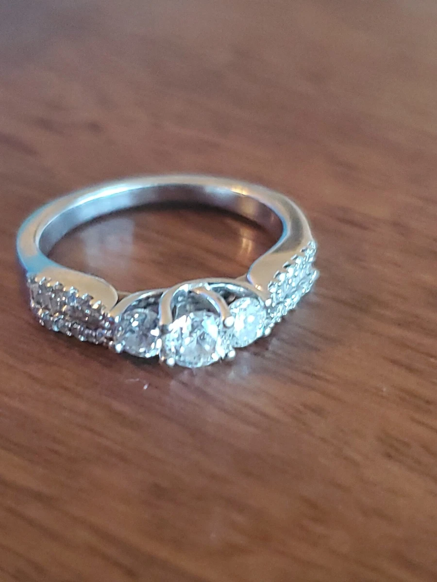 Past present future shop ring 1 carat