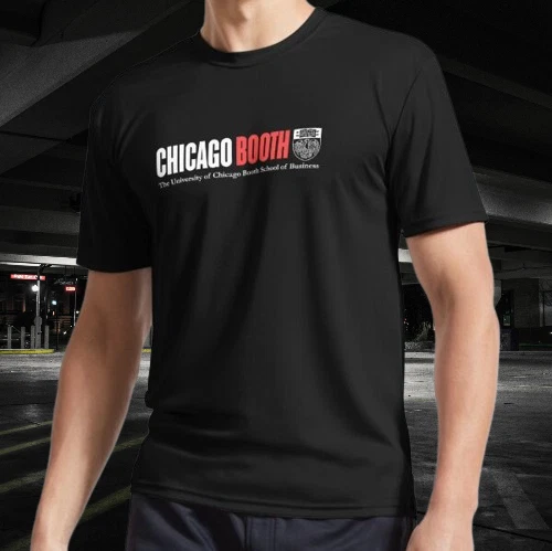 chicago booth, Active T-Shirt Funny Size Mode American T-shirt