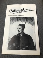 AN EVENING WITH BEATRICE LILLIE Playbill Colonial Theatre Boston 1953 Gardiner