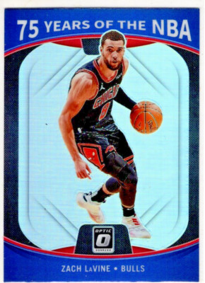 2021-22 Panini Donruss Optic Basketball Zach LaVine No. 32 Chicago Bulls