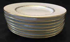 Golden Fern By Royal Tuscan, Bone China, England, 6-1/2" Bread & Butter Plate...