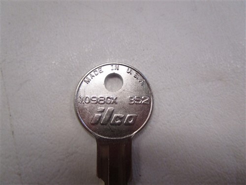 5 Ilco 1098GX B52 Uncut Fuel Gas Cap Key Blanks Made in USA for sale ...
