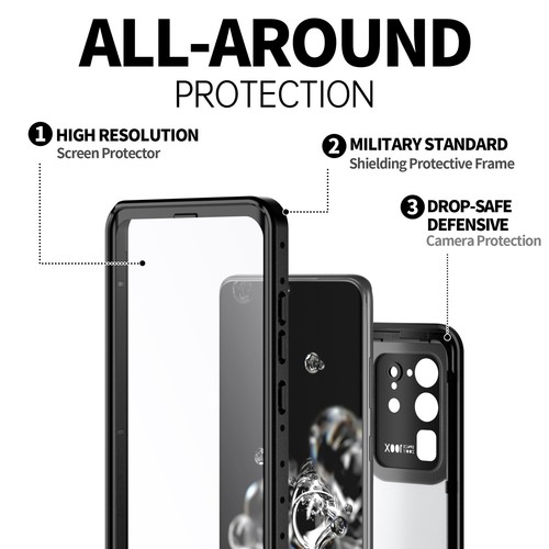 For Samsung Galaxy S20 / S20+ Plus S20 Ultra 5G Case Waterproof Shockproof Cover - Imagen 3 de 16