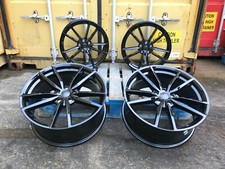x4 18" Golf R Pretoria Style Alloy Wheels VW Golf Caddy Seat Black